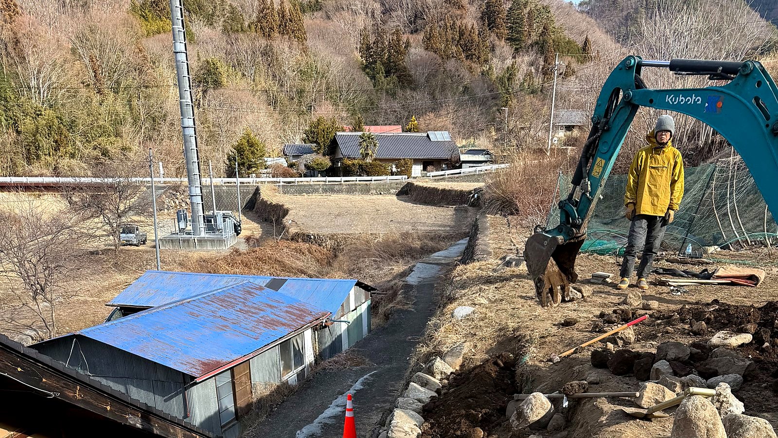 山際の宅地造成